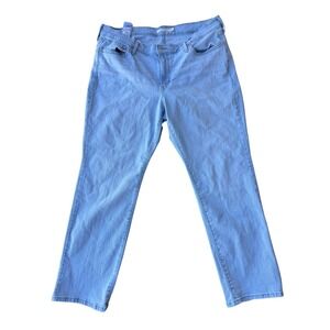 Levi's Jeans Women's Plus Size 18W M Blue Light Wash Classic Straight Leg Jeans